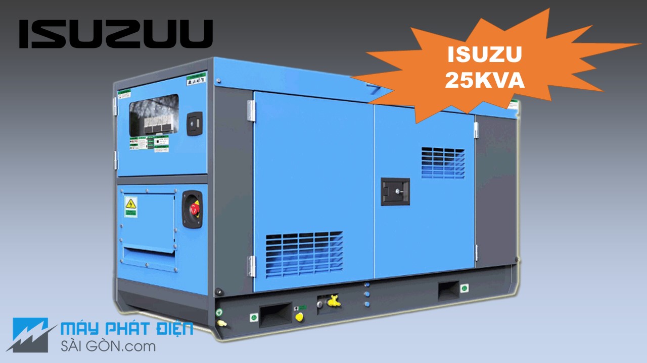 Máy phát điện isuzu 25kva